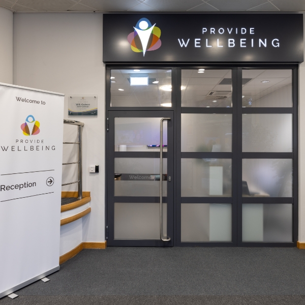 Provide Wellbeing entrance